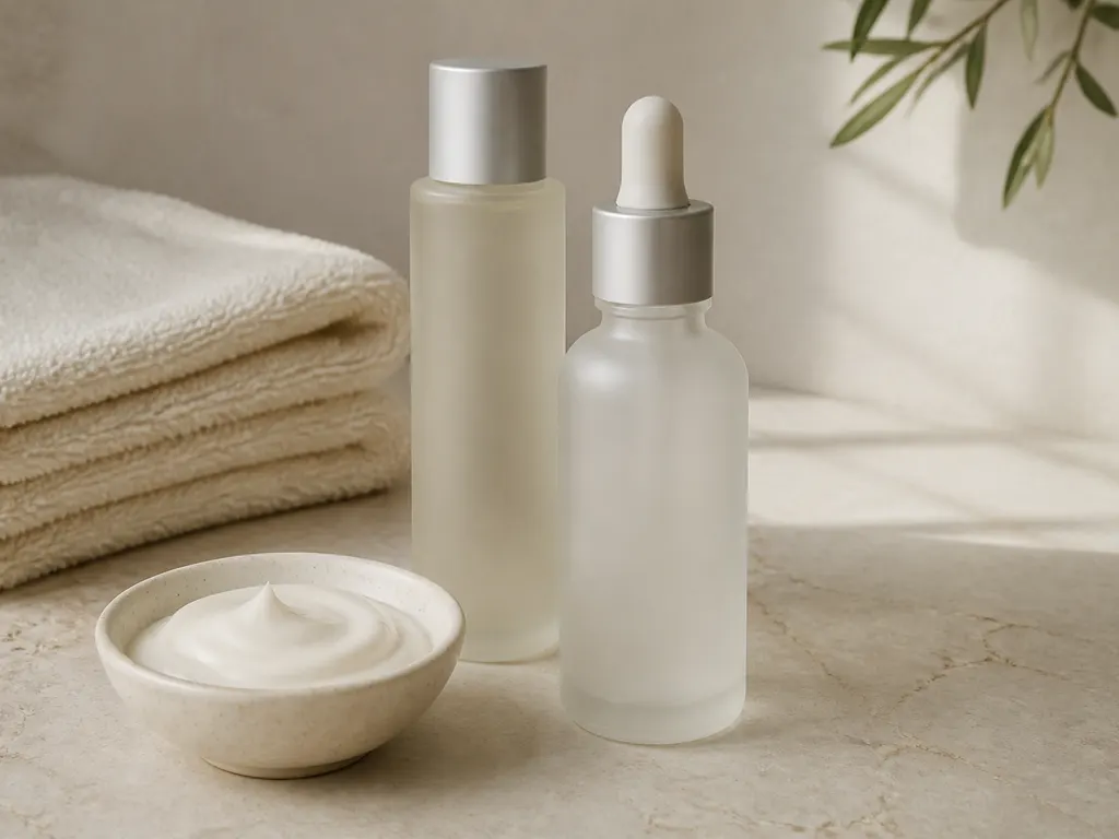 Cabine de beauté lumineuse prête à accueillir une cliente