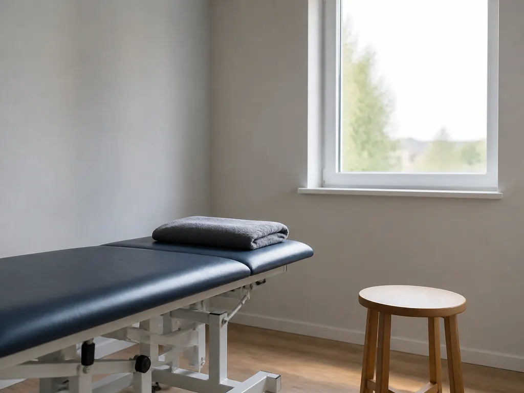 Geordnete Mobilitätshilfen im Physiotherapieraum